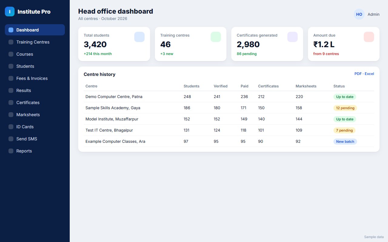 Institute Management Software